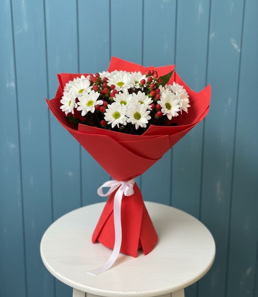 Букет цветов из: Хризантемы в Никитовке