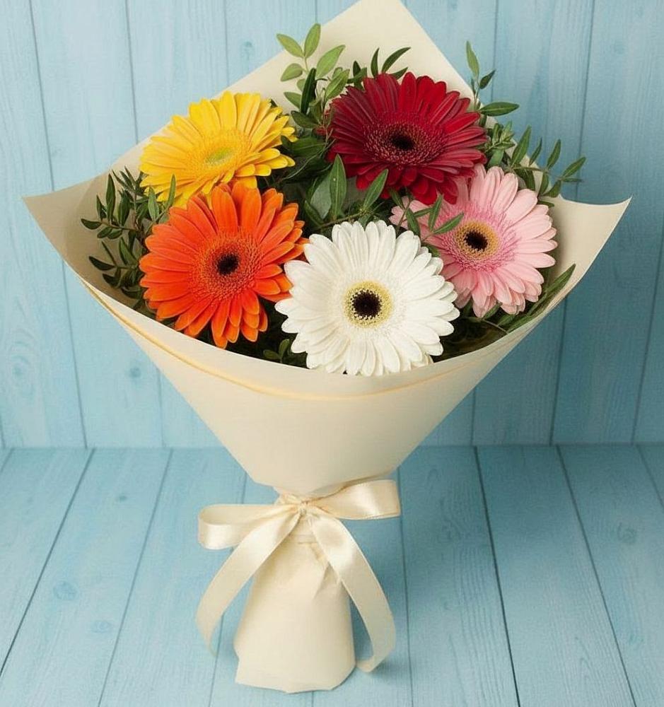 Букет цветов из: Герберы в Никитовке