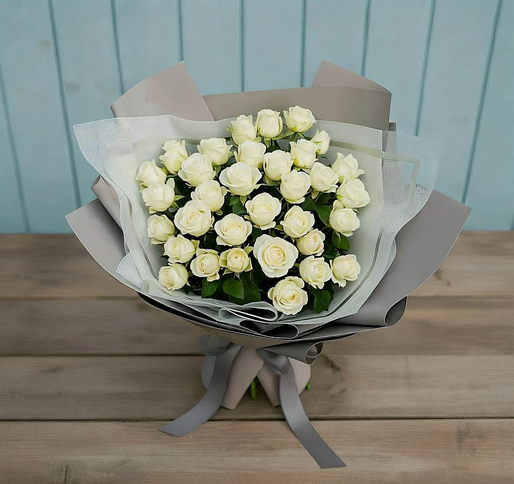 Букет Белоснежная нежность в Никитовке