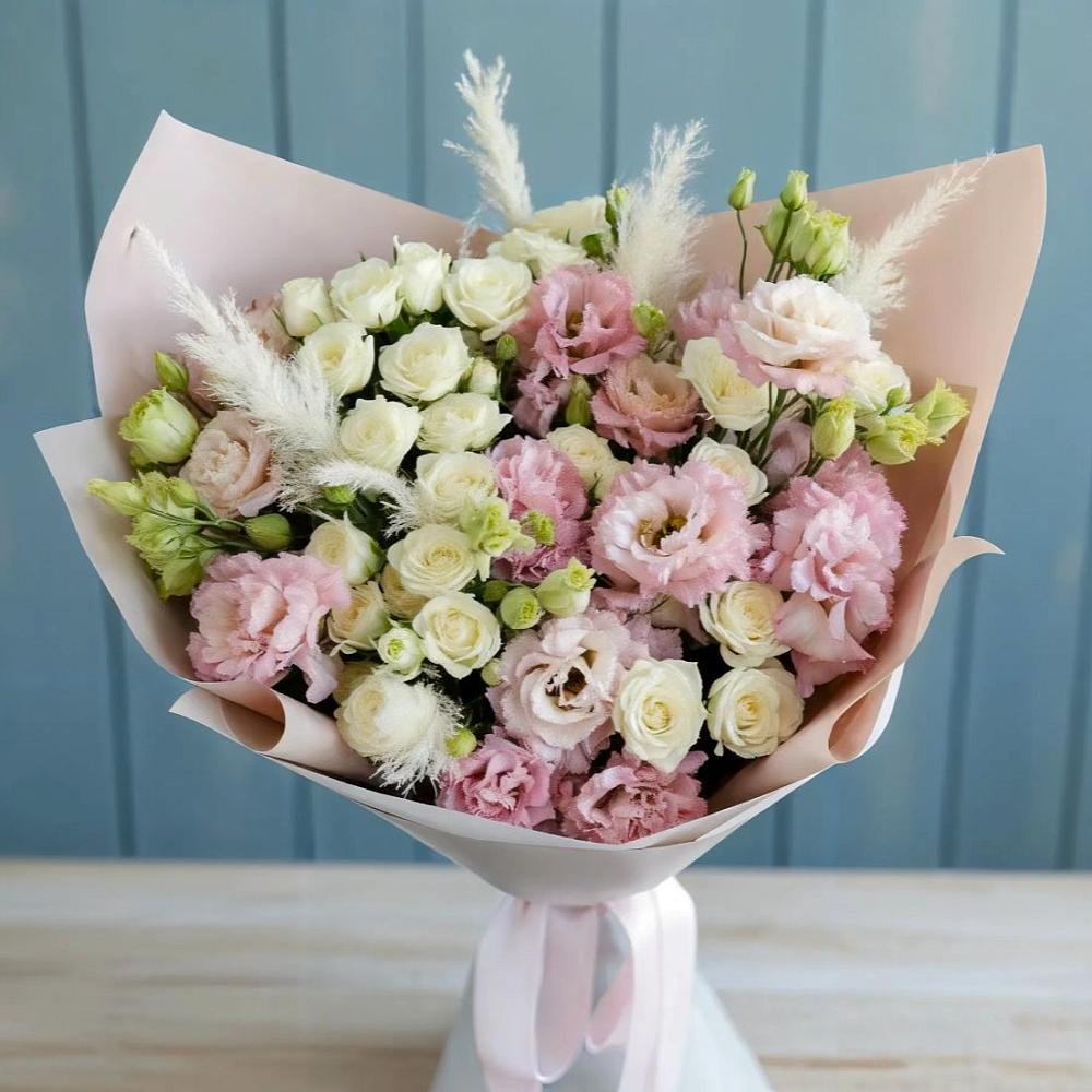 Букет цветов из: Альстромерии и Розы в Никитовке