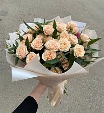 Букет Кремовые розы Латте в Никитовке