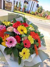 Букет цветов из:  Герберы #REPLACE_PRED# Никитовке