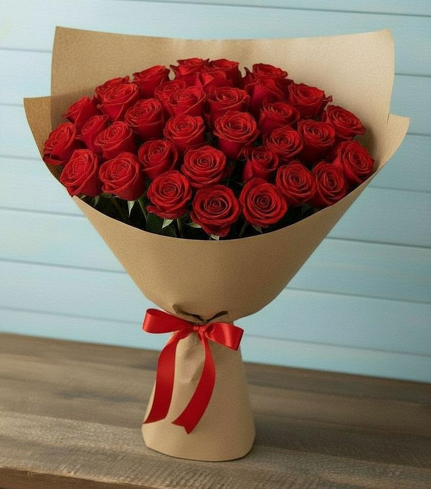 Букет Красные розы Милано в Никитовке