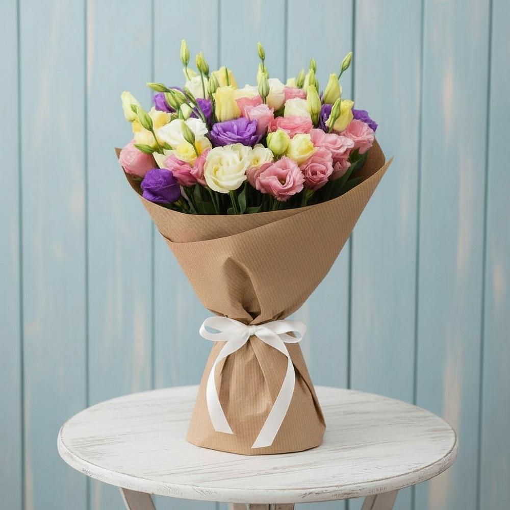 Букет цветов из: Лизиантусы в Никитовке