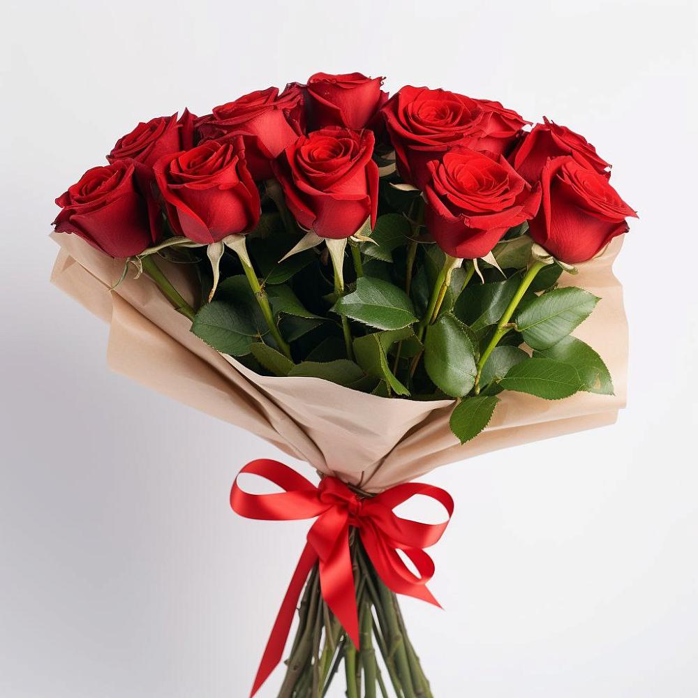 Букет 11 Красных роз Эдлесс Лав в Никитовке