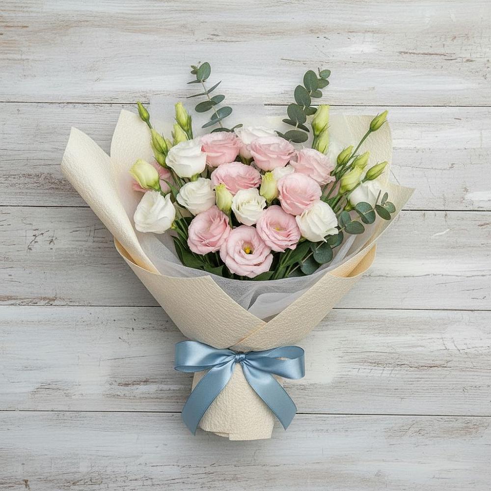 Букет цветов из: Лизиантусы в Никитовке